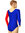 Gymnastikanzug "Diana" royalblau-rot-silber