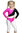 Gymnastikanzug "Diana" pink-schwarz-weiß