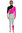 Kinder Body mehrfarbig Modell "Nina" Schwarz-Pink-Silber