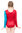 Holo Gymnastikanzug "Diana" rot-türkis-schwarz 152